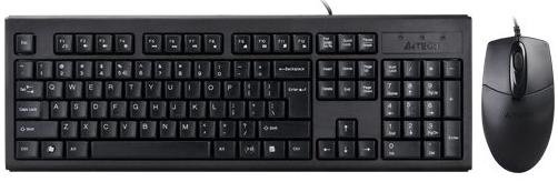 Комплект клавіатура+миша A4tech KR-8372S USB Black (KR-8372S Black)