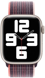 Ремінець Apple for Apple Watch 45mm - Sport Loop Elderberry (MPLD3)