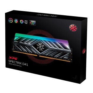Оперативна пам’ять A-Data XPG Spectrix D41 RGB Tungsten Grey DDR4 2x8GB (AX4U32008G16A-DT41)