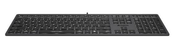 Клавіатура A4tech FX60H Fstyler White backlit Grey (FX60H USB (Grey) White backlit)