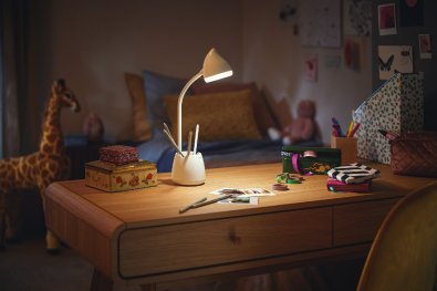 Настільна лампа Philips LED Reading Desk lamp Hat White (929003241007)