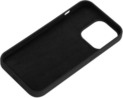 Чохол 2E for Apple iPhone 14 Pro - Basic Liquid Silicone Black (2E-IPH-14PR-OCLS-BK)
