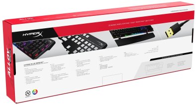 Клавіатура HyperX Alloy MKW100 TTC Red ENG/RU Black (4P5E1AX)