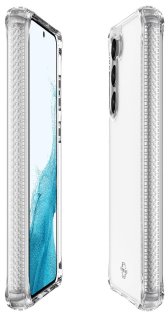 Чохол iTSkins for Samsung S23 - HYBRID R CLEAR Transparent (SGJO-HBMKC-TRSP)