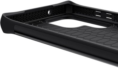 Чохол iTSkins for Samsung S23 Ultra - HYBRID R DRIVE Black (SGCR-HBDUO-BLCK)