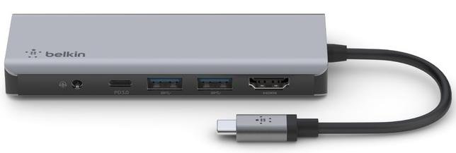 USB-хаб Belkin 7in1 Multiport Dock (AVC009BTSGY)