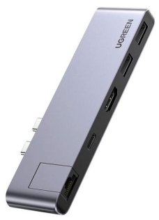 USB-хаб UGREEN CM218 Gray (50984)