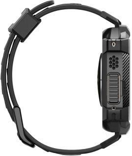 Ремінець Spigen 2in1 for Apple Watch Ultra 49mm - Rugged Armor Pro Black (ACS05460)