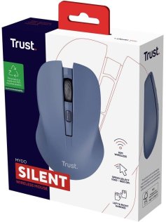Миша Trust Mydo Silent Wireless Blue (25041_TRUST)