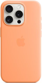  Чохол Apple for iPhone 15 Pro - Silicone Case with MagSafe Orange Sorbet (MT1H3)