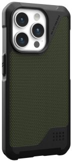 Чохол UAG for Apple iPhone 15 Pro - Metropolis LT Magsafe Kevlar Olive (114277113972)