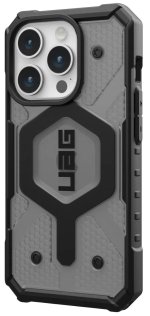 Чохол UAG for Apple iPhone 15 Pro - Pathfinder Magsafe Clear Ash (114281113131)
