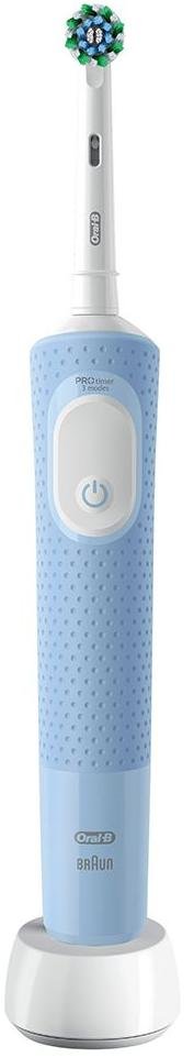 Електрична зубна щітка Braun Oral-B Vitality D100 Pro Protect X Clean CrossAction Vapor Blue (D103.413.3 Blue)