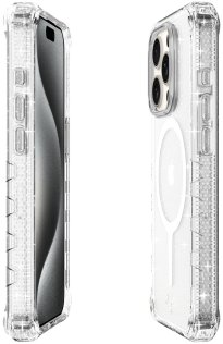 Чохол iTSkins for iPhone 15 Pro Supreme R Spark with MagSafe Transparent (AP5X-MGSPA-TRSP)
