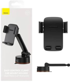 Кріплення для мобільного телефону Baseus Easy Control Clamp Pro Suction Cup Black (SUYK020001)
