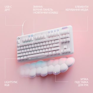Клавіатура Logitech G713 Off White