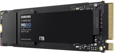 SSD-накопичувач Samsung 990 Evo 2280 PCIe 4.0 x4/PCIe 5.0 x2 NVMe 2.0 1TB (MZ-V9E1T0BW)
