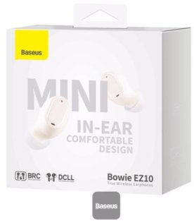 Навушники Baseus Bowie EZ10 TWS White (A00054300226-Z1)