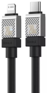 Кабель Baseus CoolPlay Series 20W Type-C/Lightning 2m Black (CAKW000101)