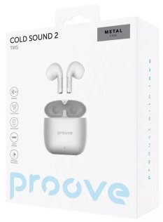 Навушники Proove Cold Sound 2 TWS Silver/White (TWCS20010006)