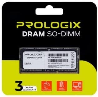 Оперативна пам’ять ProLogix DDR3 1x4GB (PRO4GB1600D3S)