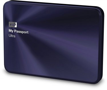 Зовнішній жорсткий диск Western Digital My Passport Ultra Metal Edition 2 ТБ синій/чорний