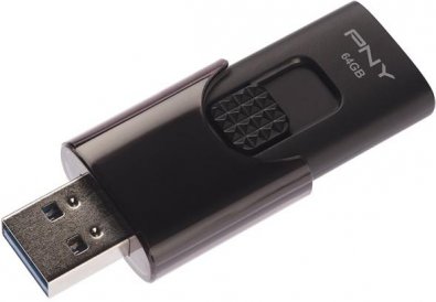 Флешка USB PNY Duo-Link For Android 64 ГБ (FD64GOTGX30K-EF) чорна