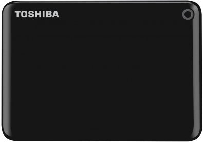 Зовнішній жорсткий диск Toshiba Canvio Connect II (HDTC810EK3AA) 1 ТБ чорний