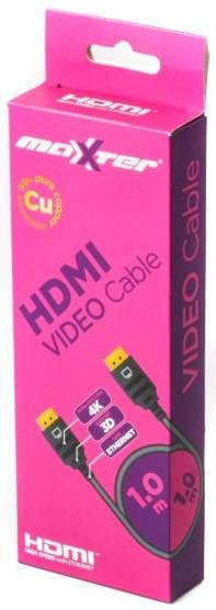 Кабель Maxxter  HDMI / HDMI 1 м