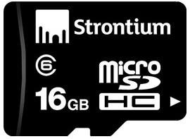 Карта пам'яті STRONTIUM Micro SDHC 16GB SR16GTFC6R