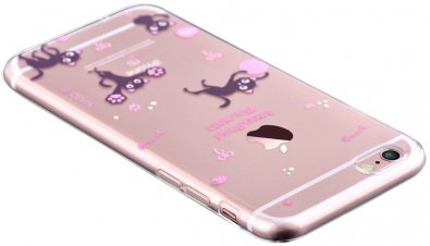 Чохол Devia for iPhone 6/6S Plus - Vango Soft Case Alan Cat