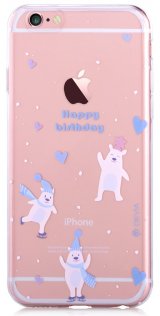 Чохол Devia for iPhone 6/6S Plus - Vango Soft Case Ice Bear (Vango soft case )