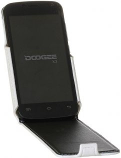 for Doogee X3 - Flip case White