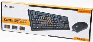Комплект клавіатура+миша A4tech KRS-8372 Black