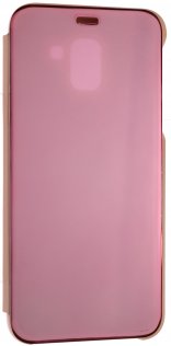 for Samsung J6 2018 - MIRROR View cover Rose Gold