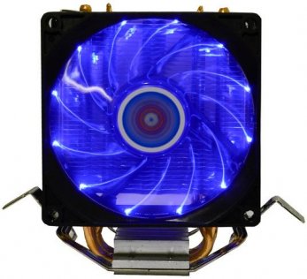 Кулер для процесора Cooling Baby R90 BLUE LED 2 FANS, LGA 1366/775/1150/1151/1155/1156/AM4/AM2/AM2+/AM3