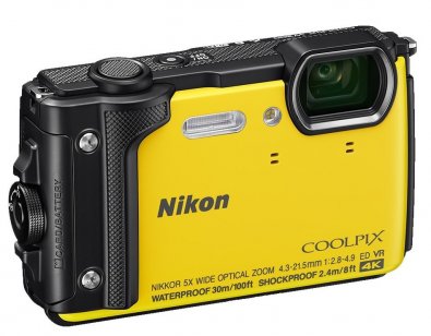 Компактна фотокамера Nikon Coolpix W300 Yellow (VQA072E1)