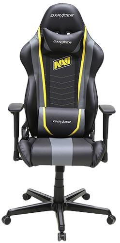 Крісло ігрове DXRacer Racing OH/RZ60/NGY PU шкіра, Al основа, Black/Yellow