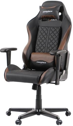 Крісло ігрове DXRacer Drifting OH/DH73/NC PU шкіра, Al основа, Black/Brown