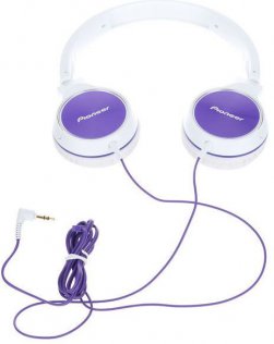 Навушники Pioneer SE-MJ522 White/Violet (SE-MJ522-V)
