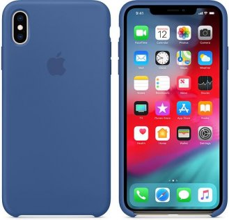 Чохол-накладка Apple для iPhone Xs Max - Silicone Case Delft Blue
