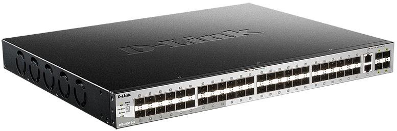 Switch, 54 ports, D-Link DGS-3130-54S, 48xSFP, 2x10GBase-T, 4xSFP+, USB, керований L3