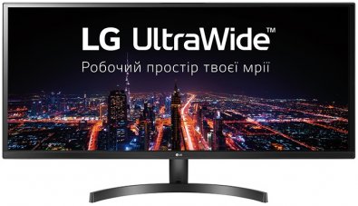 Монітор LG UltraWide 34WK500-P Black