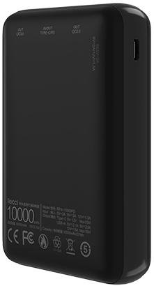 Батарея універсальна Recci Powerbank RPA-10000PD 10000mAh Black