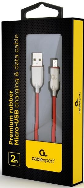 Кабель Cablexpert AM / Micro USB 2m Red (CC-USB2R-AMmBM-2M-R)