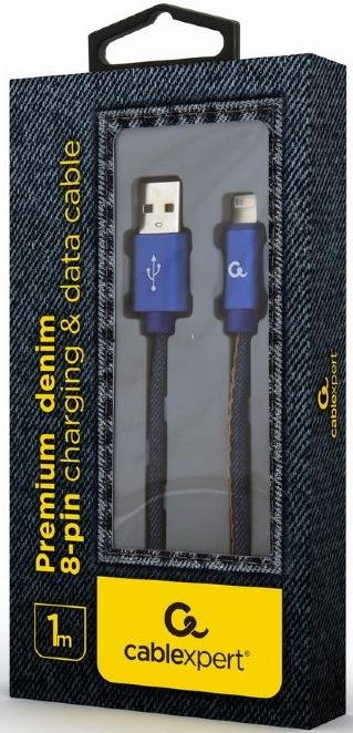 Кабель Cablexpert AM / Lightning 1m Blue (CC-USB2J-AMLM-1M-BL)