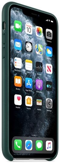 Чохол-накладка Apple для iPhone 11 Pro Max - Leather Case Forest Green
