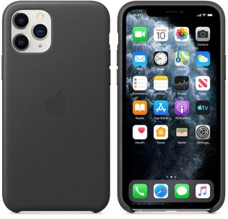 Чохол-накладка Apple для iPhone 11 Pro - Leather Case Black