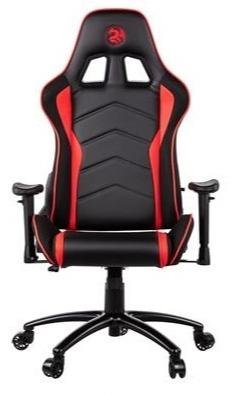 Крісло ігрове 2E GC25, Екошкіра, Al основа, Black/Red