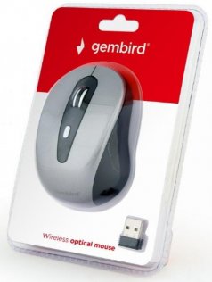 Мишка, Gembird MUSW-6B-01-BG Wireless, Grey